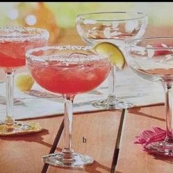 Copas Margaritas (4) Princess House 
