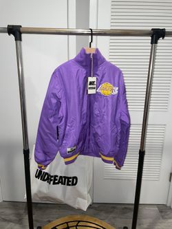 WOMENS BRAND NEW LAKERS NYLON TEAM JACKET SIZE XS