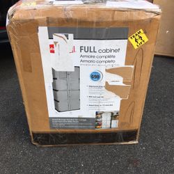 RubberMaid Full Cabinet 72” Four Shelf, 2  Door