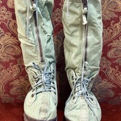 Vintage USGI Extreme Cold Weather N-1B Military Boots w/ Wool Inserts, Size S!!