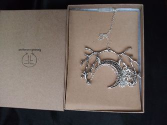 Crescent moon necklace