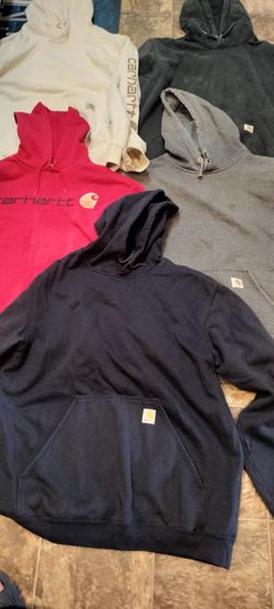5 Carhartt hoodies