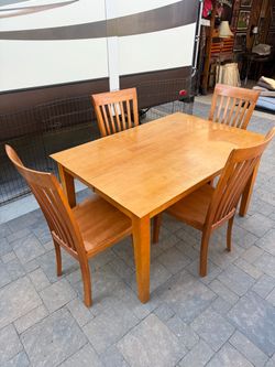 Dining table with 4 chairs