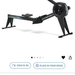Black Concept 2 Rowing Machine