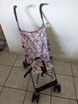 Disney-Minnie Mouse & butterflies stroller-Firm on price