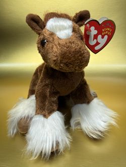 HOOFER the Clydesdale Horse TYBeanie Babies   Plush Toy