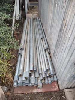 Galvanized electric pipe/ post 2"