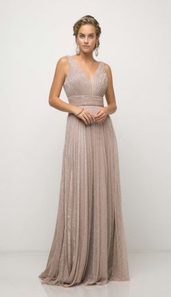 For you dress, UT261 metallic knit A gown