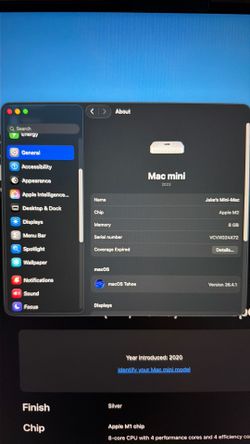 Apple Mac-Mini M2 Desktop Computer - Excellent Condition