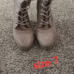 Grey Boots 