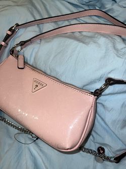 Guess Pink Leather Mini Bag
