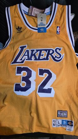 Lakers Adidas Magic Johnson Adult Swingman Jersey