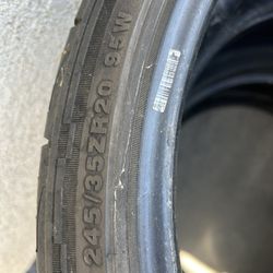 20inch Tires Size 245/35ZR20 95W