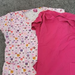 1X Scrub Tops