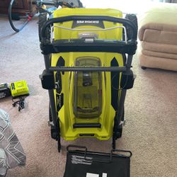 Ryobi 40v 20”in Brushless Lawn Mower One 6.Ah Battery and fast Charger New