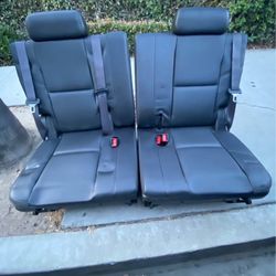 2007-2013 Black Vinyl 3rd Row Seats 