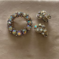 Maru Arke Inc Brooch And Clips Earrings 