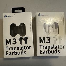 Timekettle M3 Language Translator Earbuds, Two-way Translator Device With App Fo