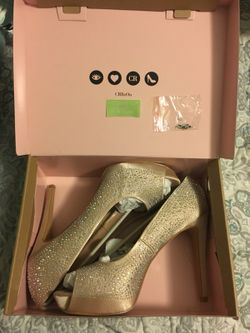 Brand New Size 10 crystal heels
