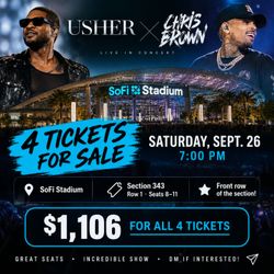 Usher x Chris Brown Concert Tickets – SoFi Stadium