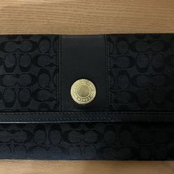 Black Coach Wallet
