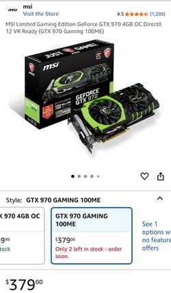 GTX 970 GAMING 100ME
