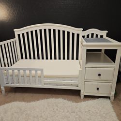 Baby Crib with Changing Table & Dresser
