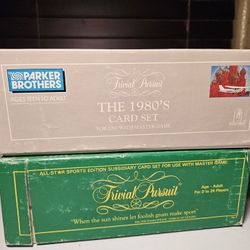 Trivia Pursuit Card Set (LOT of 2)