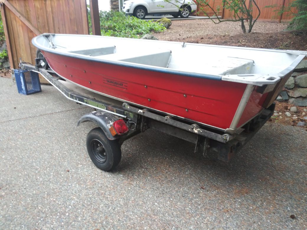 Duroboat and trailer