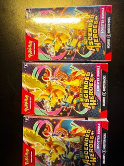 Ascended Heroes Booster Bundles x3