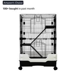 Homey 3 level animal cage