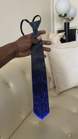 Light Up/ LED Tie - Electric Drip