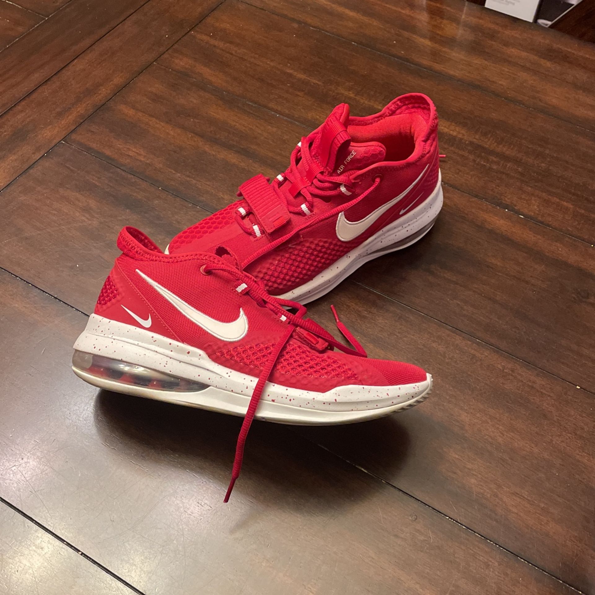Nike Air Force Mens Size US 7 Max 180 Low Red White Basketball Sneakers CN9517- 60