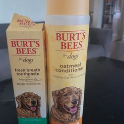 Burts Bees Dog Toothpaste& Shampoo