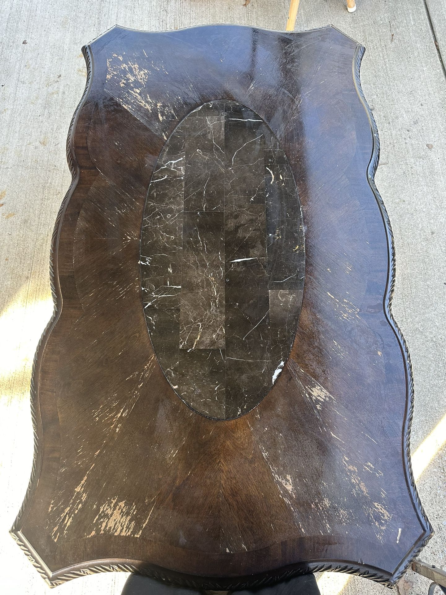 Wood table used. $50