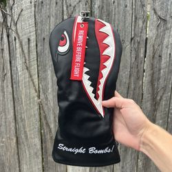 straight bomb Golf driver headcover