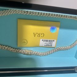 Cuban Link Chain  Gold Iced Out 