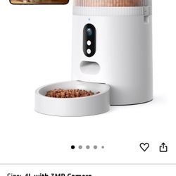 Automatic Cat Feeder with Camera, 3MP HD Video with Night Vision.