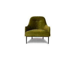 Article Embrace Moss Green Velvet Chair