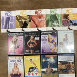 DVD’s Fitness / Yoga 15 count