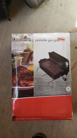 Portable gas grill never used