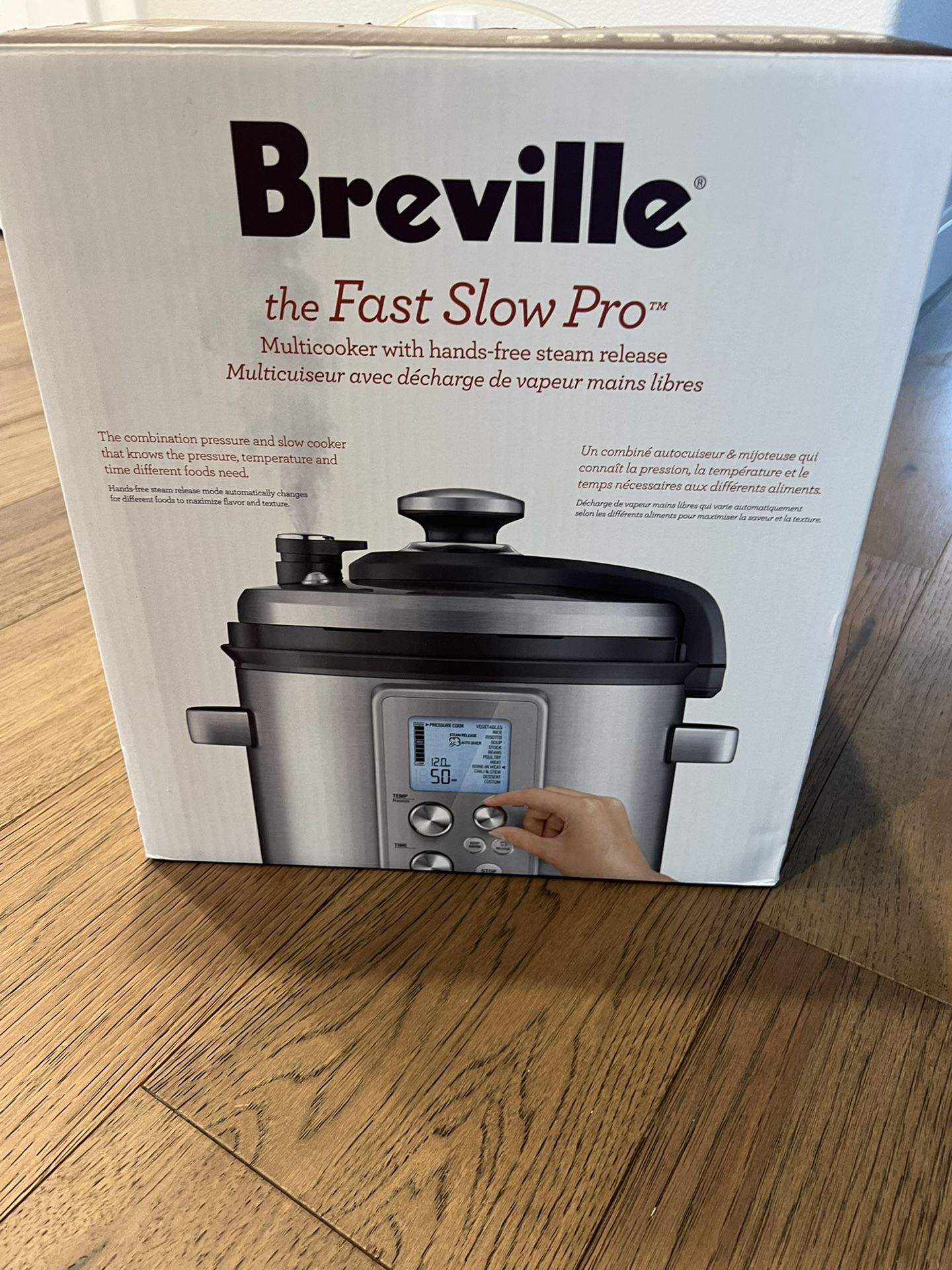Breville Fast-Slow Pro Multi Function Cooker, Brushed Stainless Steel