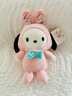 Sanrio Pochacco Easter Bunny Plush New With Tags