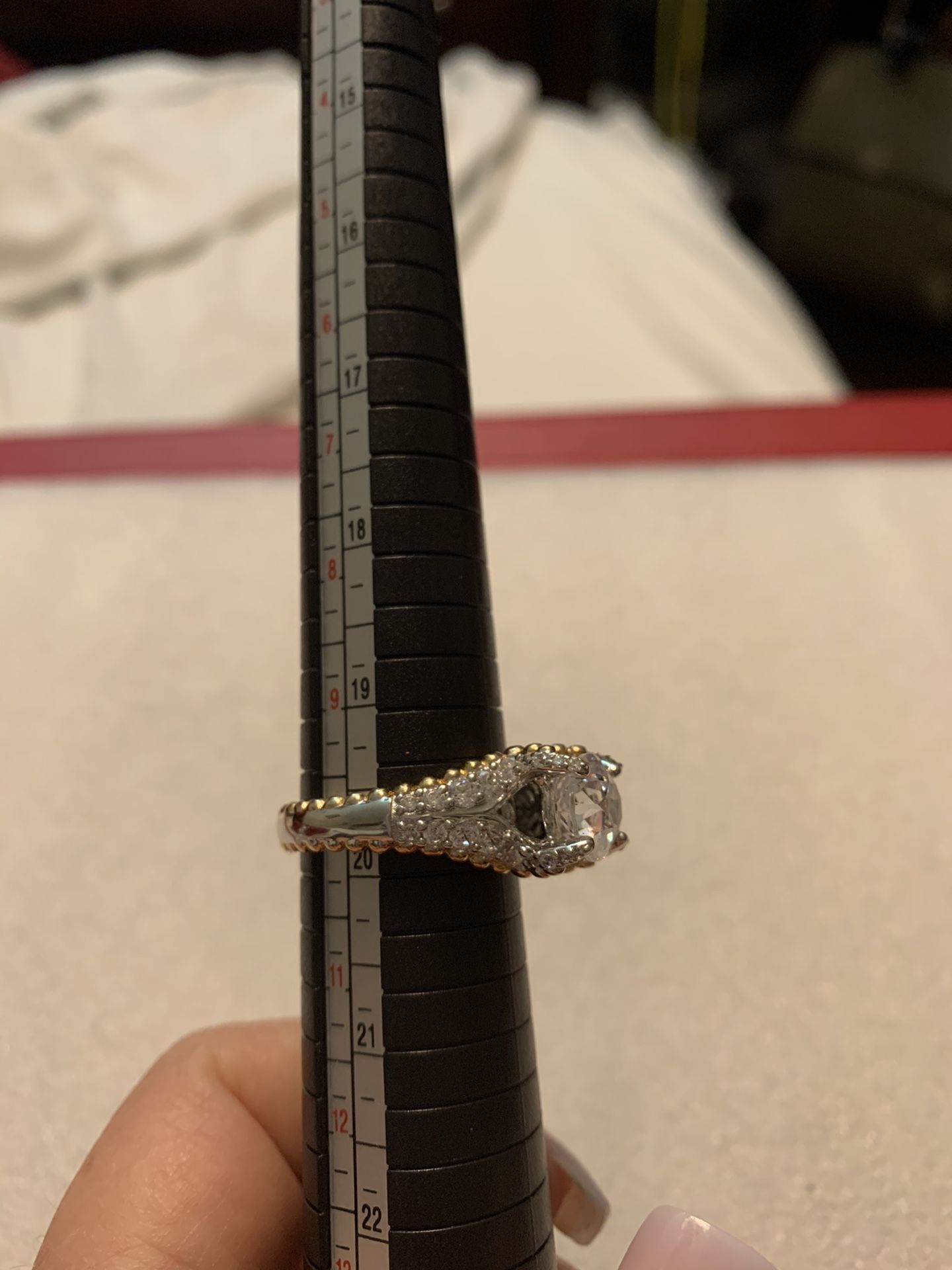 Two Tone Wedding Ring