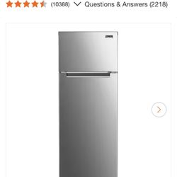 Magic Chef 7.3 cu. ft. 2-Door Mini Fridge 