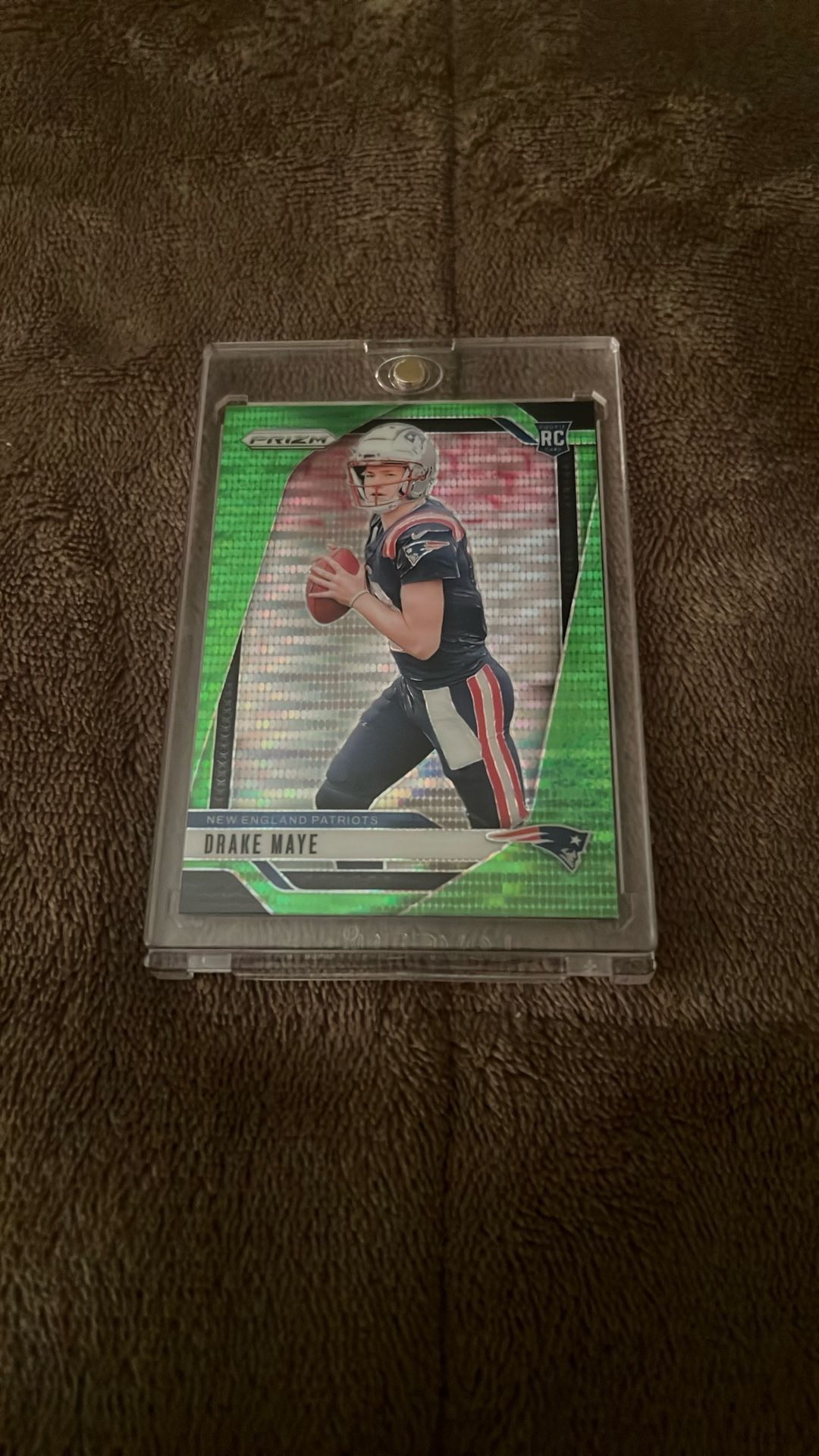 Drake Maye Green Pulsar Prizm