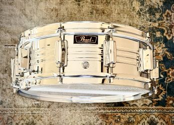 The Famous Vintage Pearl Chrome Over Brass Jupiter 14”x5” Very Clean!