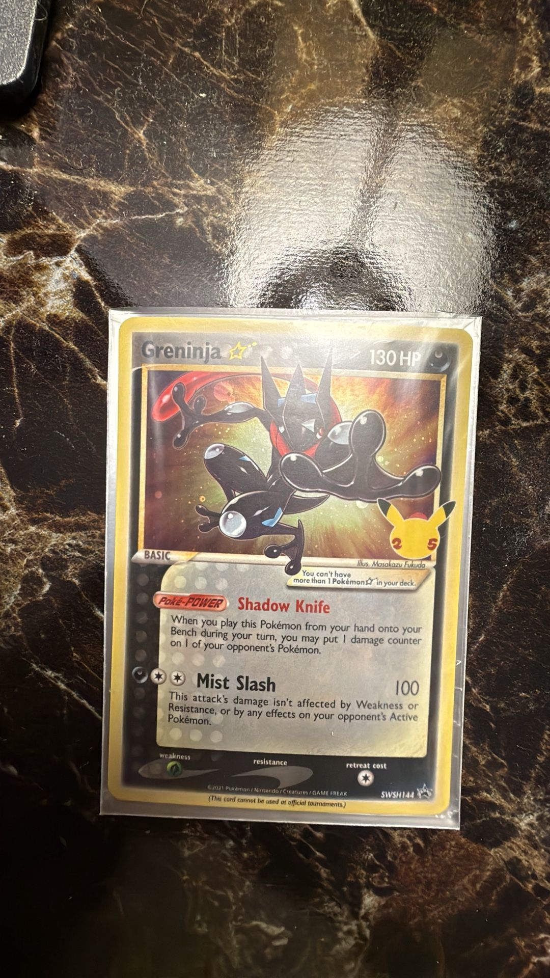 Greninja #SWSH144 Pokemon Celebrations sealed Promo card