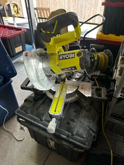 Ryobi 7 1/4” compound sliding miter saw