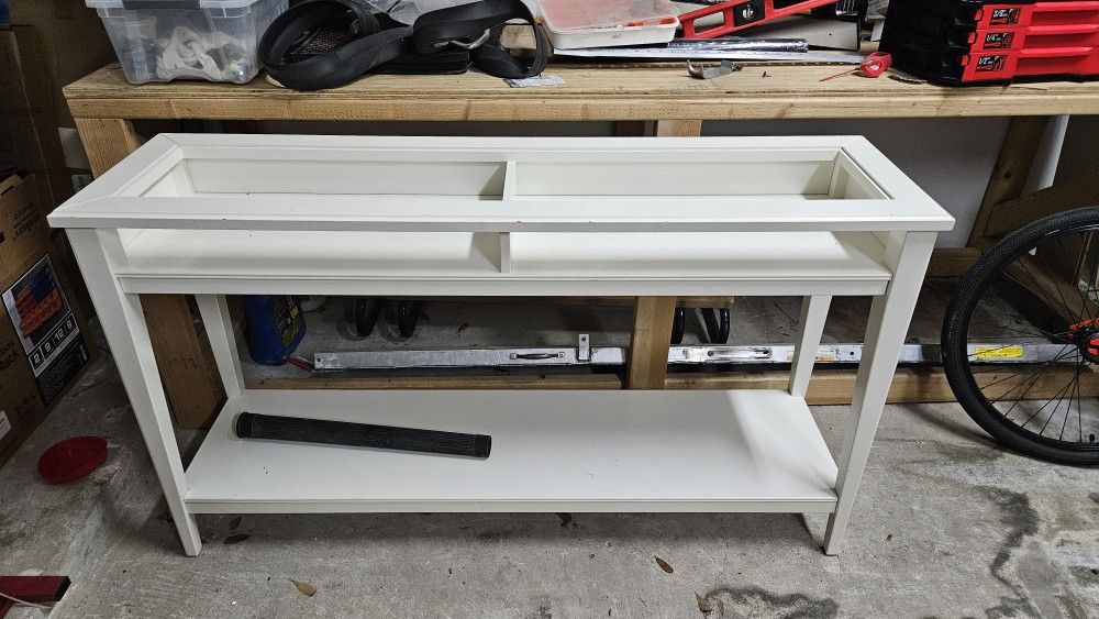 Ikea - LIATORP Console Table, White/Glass, 52 3/8x14 5/8